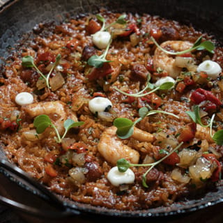Paella Shrimp & Chistorras Special