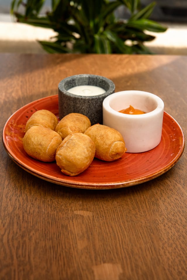 Tequenos with BBQ of Guava